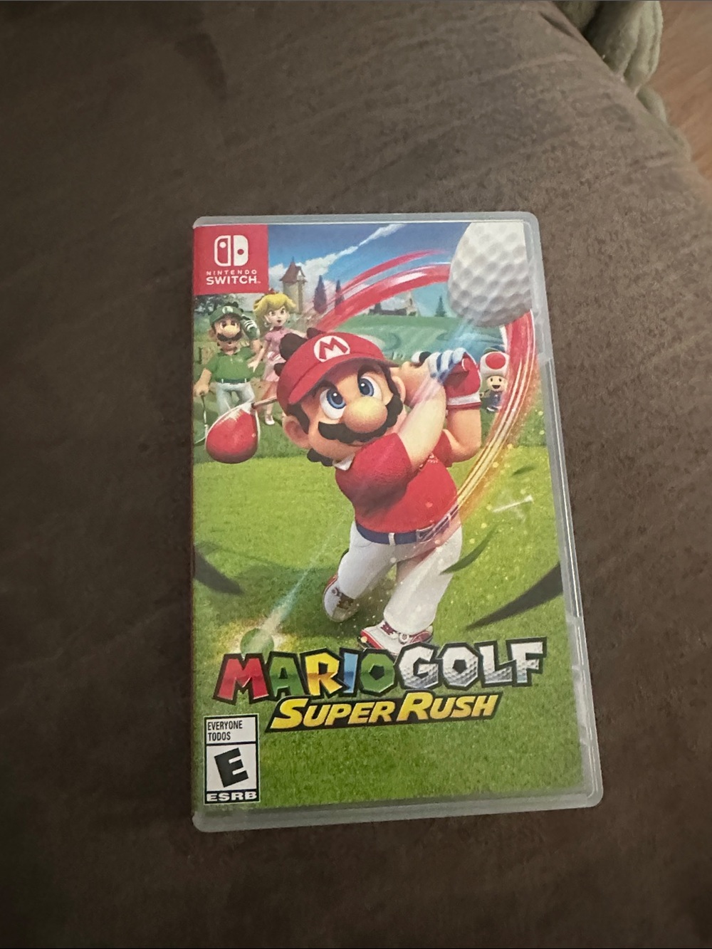 Nintendo Mario Golf: Super Rush — Red & Green Cover Art